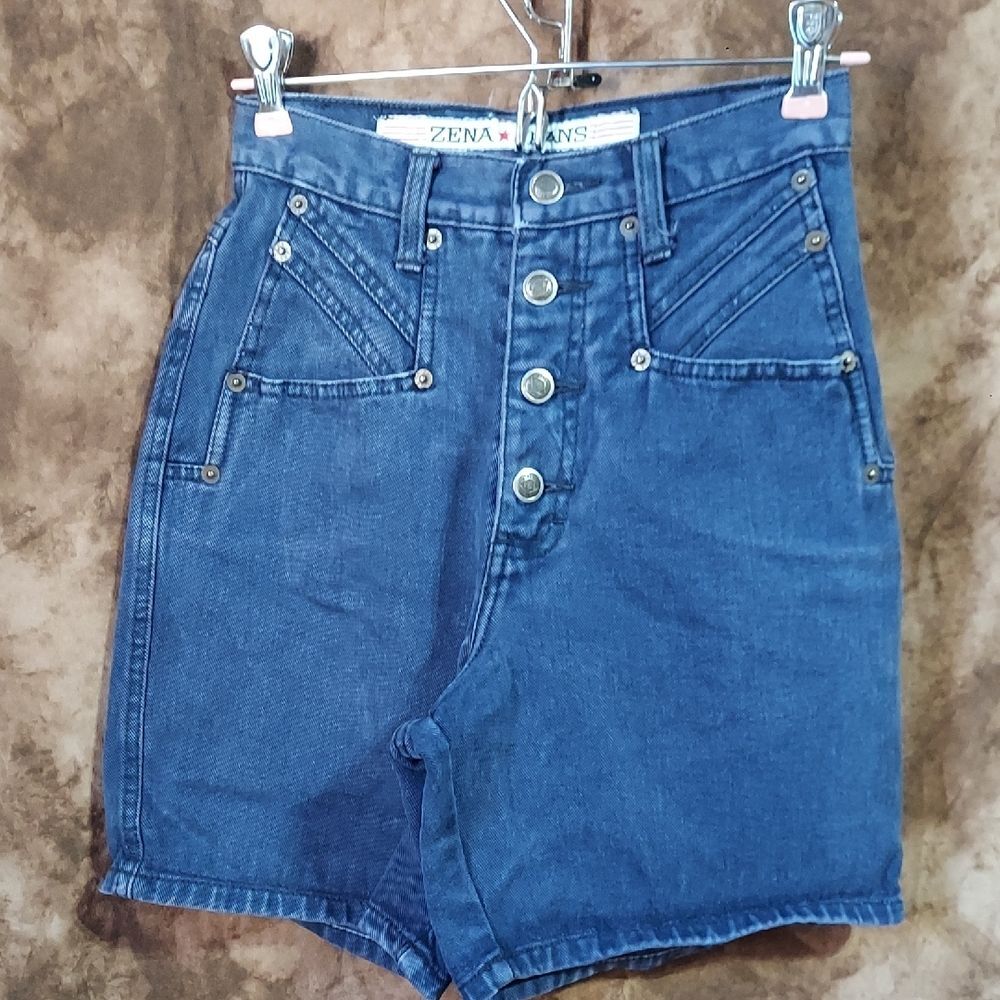 Zena Jeans Size 3 Shorts Vintage Inv470